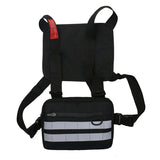 Reflective Streetwear Tactical Vest Chest Bag Hip Hop Crossbody Techwear Pack