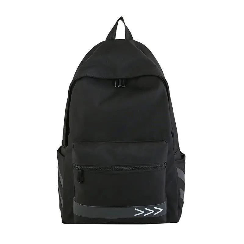 Reflective Stripes Backpack Unisex Waterproof Oxford Backpack