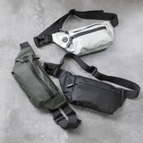 Reflective Zipper Chest Pocket Waterproof Crossbody Bag G200