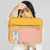 Large-capacity Girl Briefcase for Document Organization