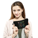 Mushroom Print Cosmetic Bags Heat Transfer Makeup Bag