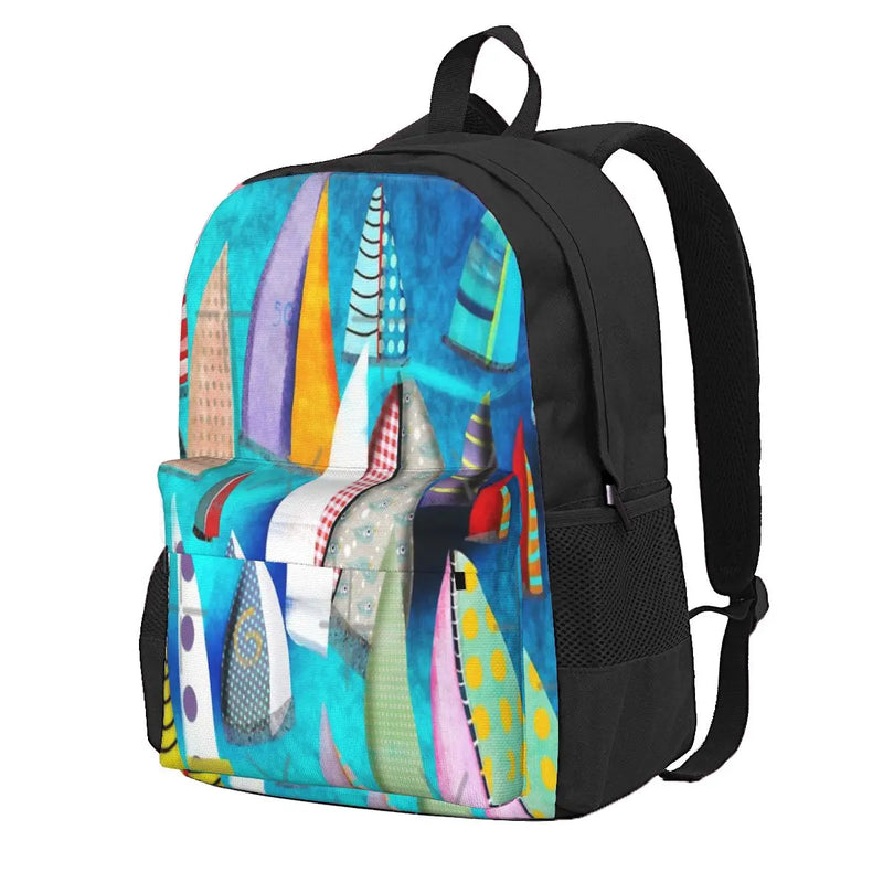 Regatta Segelbilder Marinemalerei Backpacks Men's Backpacks Bags For Women