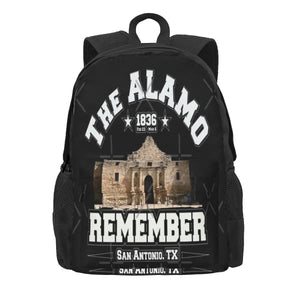 Remember The Alamo San Antonio Texas Backpack