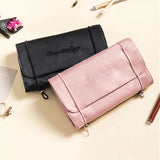Waterproof Makeup Brush Organizer Travel Fold Cosmetic Bag