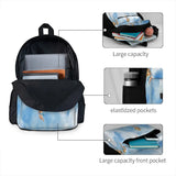 Angel Cloud Pattern Backpacks Men's and Women's Recycled School Bag