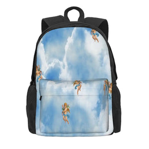 Angel Cloud Pattern Backpacks Men's and Women's Recycled School Bag