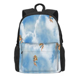 Angel Cloud Pattern Backpacks Men's and Women's Recycled School Bag