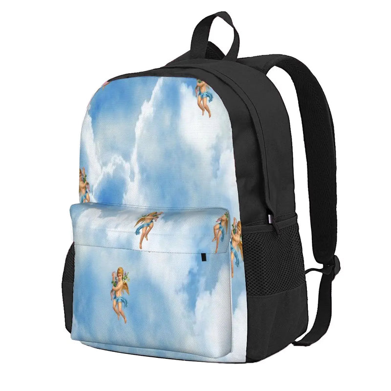 Angel Cloud Pattern Backpacks Men's and Women's Recycled School Bag