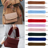 Women Plush Bag Strap Shoulder Handbag Strap Faux Fur Bag Belts