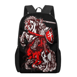 Belarus National Flag 3D Print Book Bag Set for Boys Girls Kids Backpack