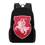 Belarus National Flag 3D Print Book Bag Set for Boys Girls Kids Backpack