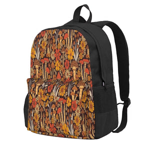 1970S Brown & Orange Backpacks Men's & Women's School Bag Girl