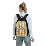 Retro 60s Midcentury Modern Pattern 1 Backpacks For Men and Women