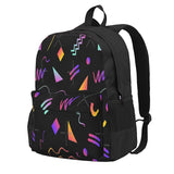Retro 80S Pattern Backpacks Men's Backpacks Bags For Women