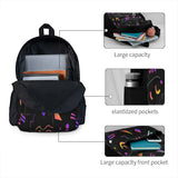 Retro 80S Pattern Backpacks Men's Backpacks Bags For Women