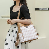 Retro PU Leather Rucksack Travel Backpack Women Shoulder School Bags