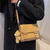 Retro Messenger Bag Women's Mini Flap Bag All-match Side Bag for Ladies