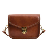 Retro Small Square Bag LOCK Shoulder Bag Crossbody Bags Casual Handbags