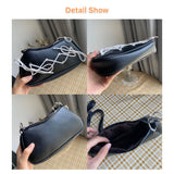 Retro Bowknot Women Purse Handbags Y2k Hot Girls Small Shoulder Underarm Bags