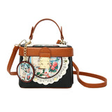 Retro Box Bag Female Style Single Shoulder Bag Messenger Bag