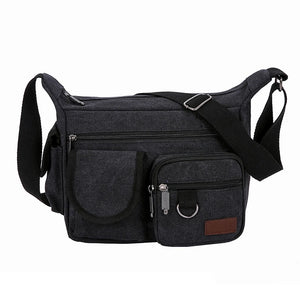 Canvas Backpack Messenger Shoulder Bag