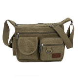 Canvas Backpack Messenger Shoulder Bag