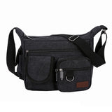 Canvas Backpack Messenger Shoulder Bag