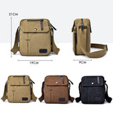 Retro Canvas Bag Military Sling Messenger Shoulder Satchel