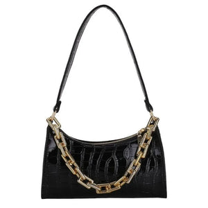 Retro Casual Lady Shopping Bag Chain Tote Bag