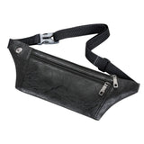 Retro Men PU Leather Phone Pouch Chest Waist Pack Outdoor Shoulder Bag