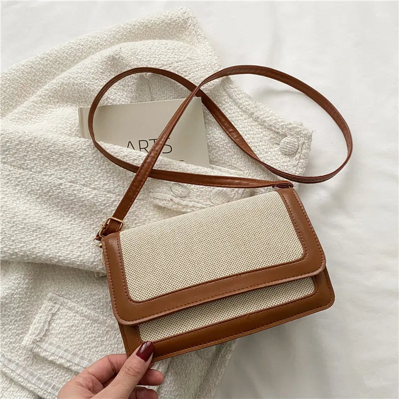 Retro Casual Shopping Bag Flap Women Totes Shoulder Bags Female