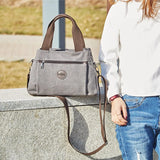 Casual Canvas Women's Shoulder Bag Large Capacity Multi-compartment Bag