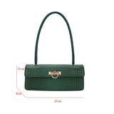 Retro Casual Women's Tote Crocodile Leather Handbags