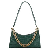 Retro Casual Women's Totes Shoulder Bag PU Leather Chain Handbags