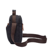 Classic Messenger Bag Canvas Shoulder Small Square Large-Capacity