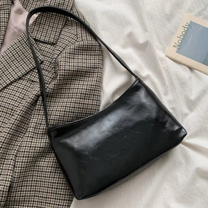 Retro Clutch Totes Bag Women PU Leather Shoulder Bags High Messenger Pack Armpit