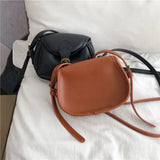 Retro College Style Messenger Bag Casual Versatile Flip Shoulder Bag
