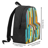 Retro Block Popsicle Sticks Backpacks Men's & Women's Bags