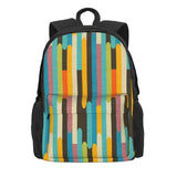 Retro Block Popsicle Sticks Backpacks Men's & Women's Bags