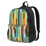 Retro Block Popsicle Sticks Backpacks Men's & Women's Bags