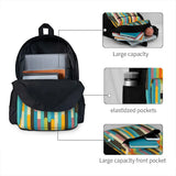 Retro Block Popsicle Sticks Backpacks Men's & Women's Bags