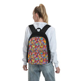 Retro Blocks Backpacks Men's & Women's Bag