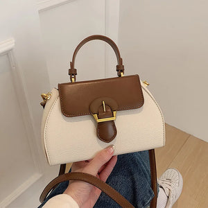 Retro Matching Handbag Summer Shoulder Bag Purses Small Square Bag