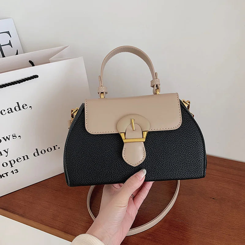 Retro Matching Handbag Summer Shoulder Bag Purses Small Square Bag