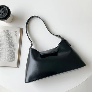 Retro Commuter Shoulder Bags High Soft Pu Leather Women U