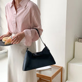 Retro Commuter Shoulder Bags High Soft Pu Leather Women U