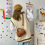 Corduroy Crossbody Bag Womens Retro Handbag Clutch Phone Wallet Shoulder Bag