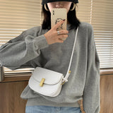 Retro Crossbody Bags Female Bags Tide Net Red ins Saddle Bag Shoulder Bag