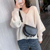 Retro Crossbody Handbags Women Small PU Leather Shoulder Bag