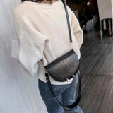 Retro Crossbody Handbags Women Small PU Leather Shoulder Bag
